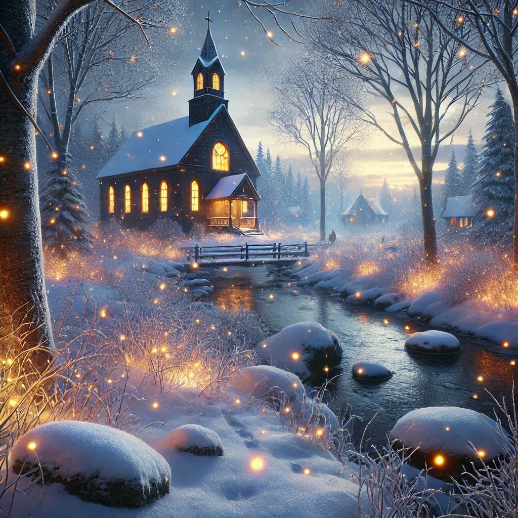 Inspired by the title of the book "Fireflies in December" by Jennifer Erin Valent