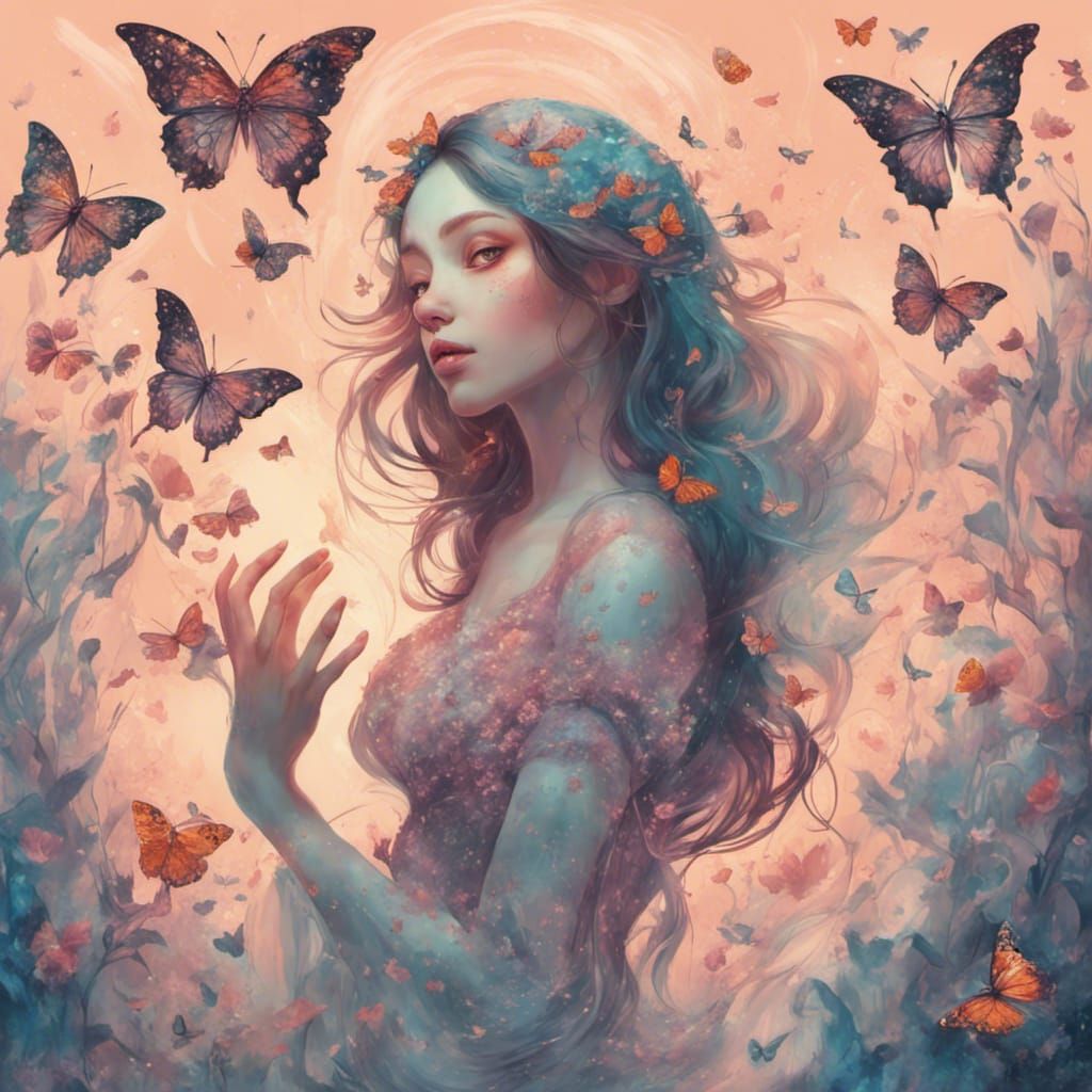 Butterflies ♡ - AI Generated Artwork - NightCafe Creator