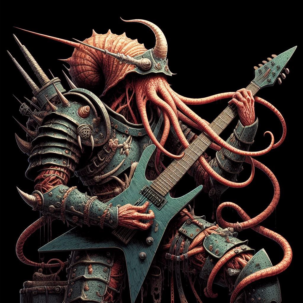 Creatures playing Electric Guitar series 2