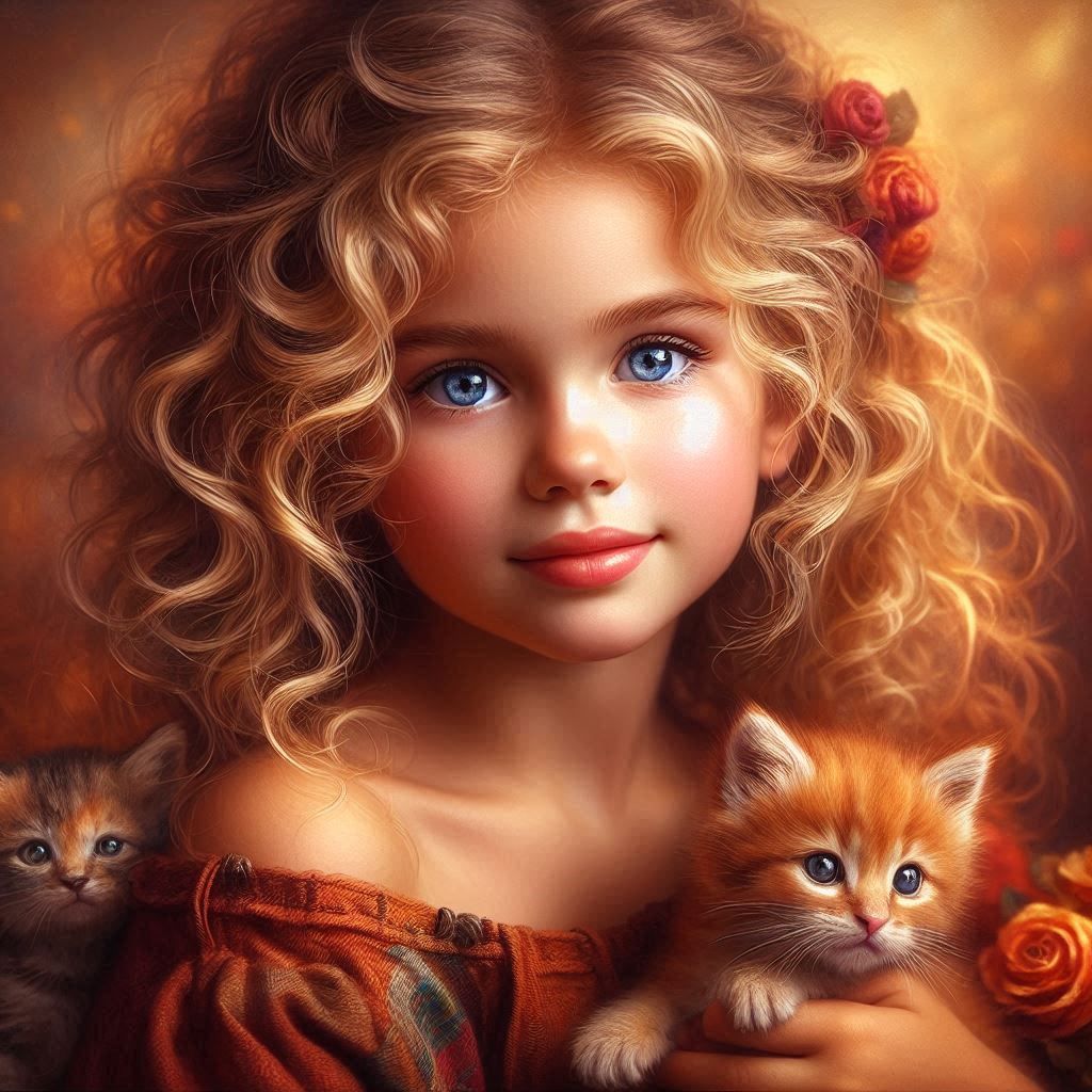 Innocence Wrapped in Autumn’s Glow