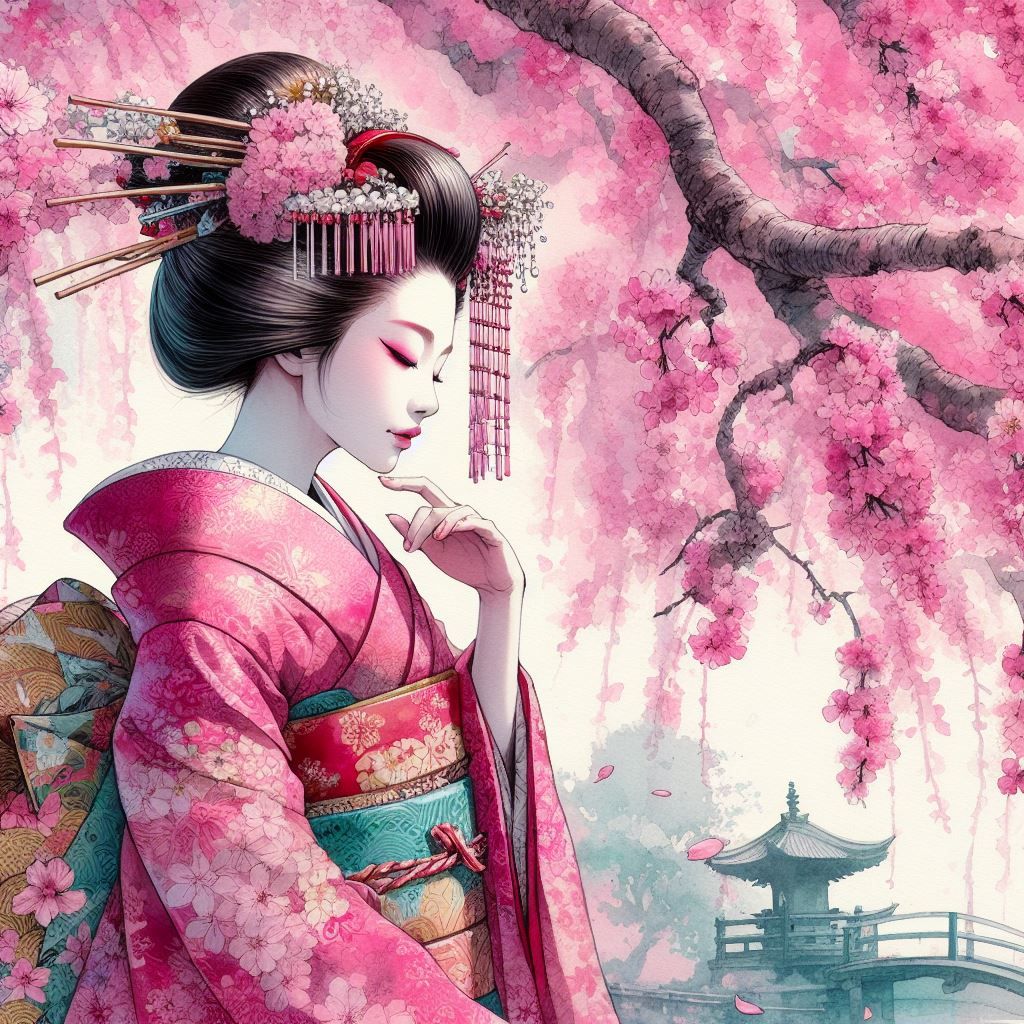 Geisha & Sakura