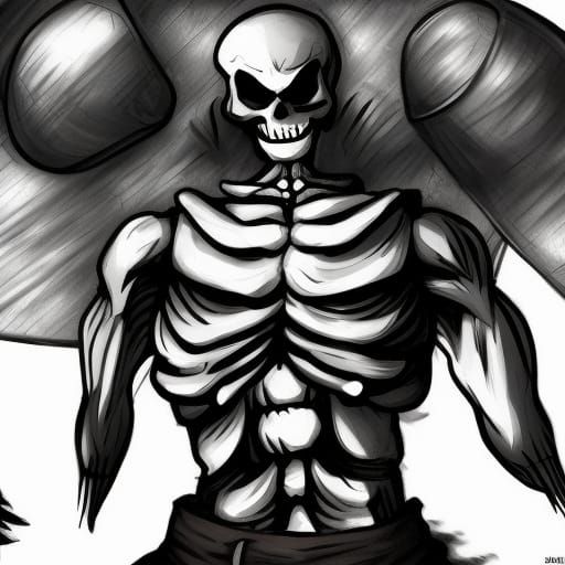 Illustration with Skeletons by Satority on DeviantArt