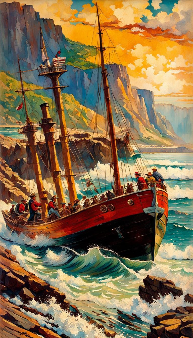 Summer sea landscape