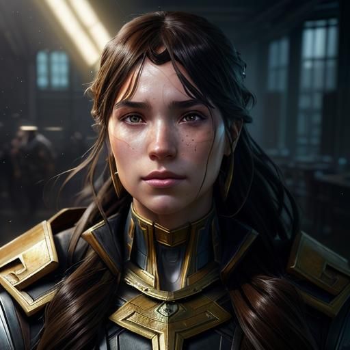 head and shoulders portrait, 8k resolution concept art portr...
