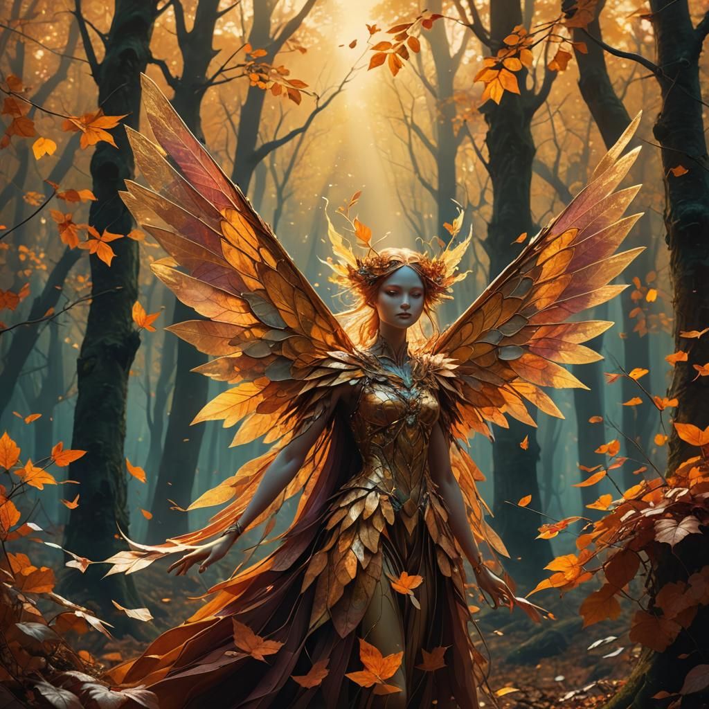 The autumn sylph   by @Nemesis 