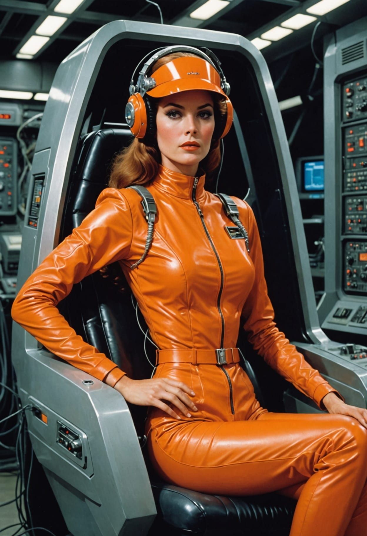 Cyberpunk Goddess of the Mainframe
