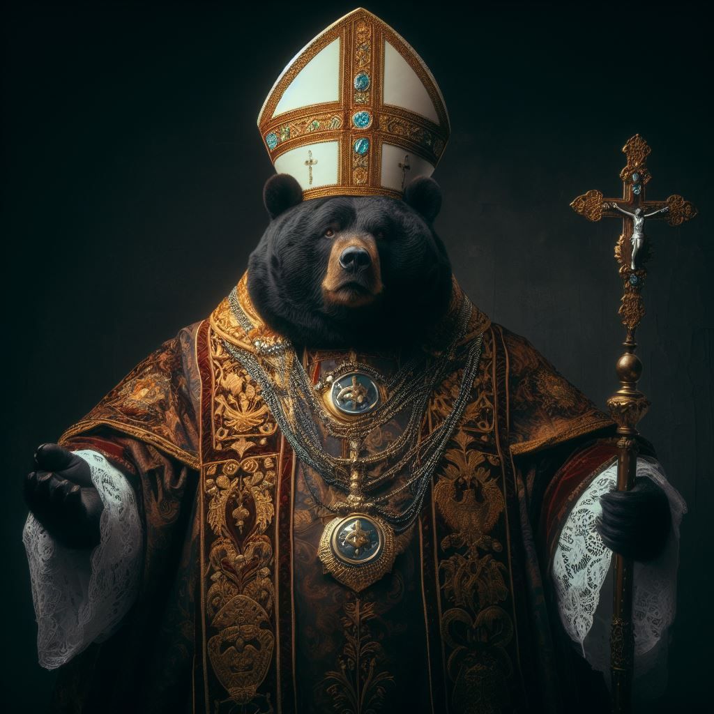 Dark Pope Obese Bear
