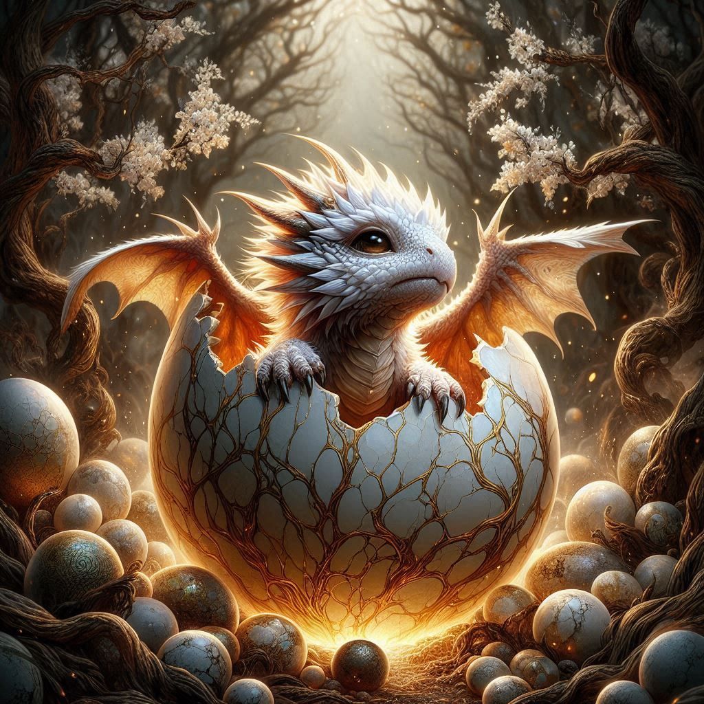 Baby Dragon hatching 3