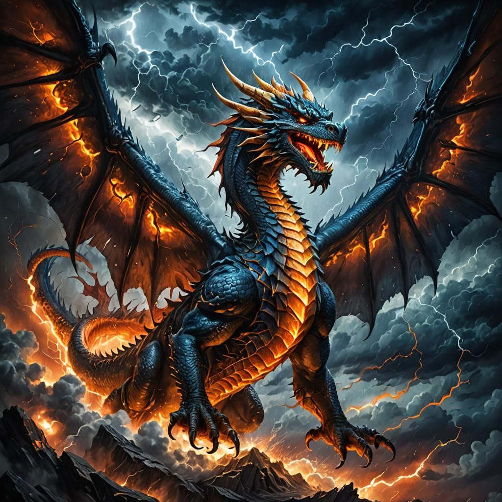 This legendary dragon is a powerful engine of destruction. V...