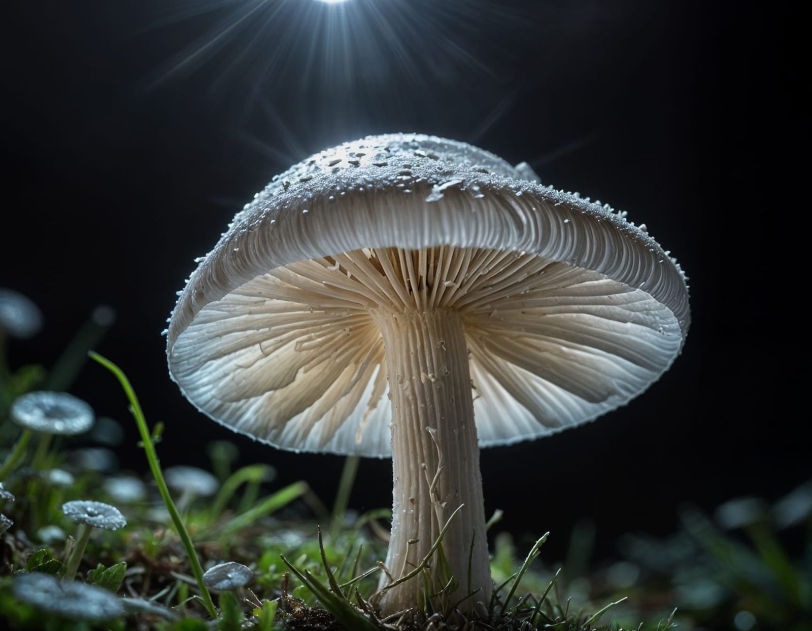 The delicate beauty of a Midnight Mushroom.  by @Terra