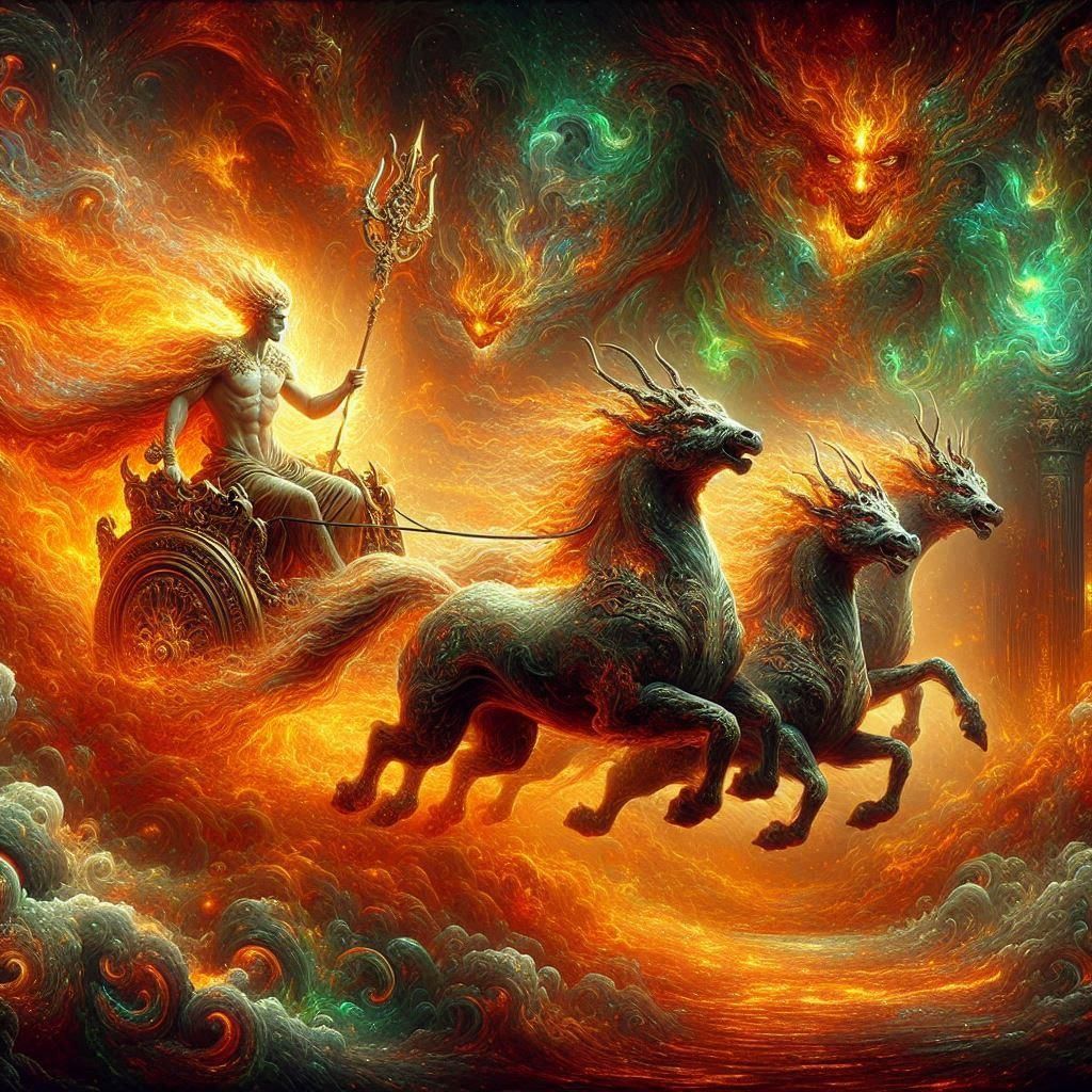 Apollo and His Qilin Chariot Underworlding 2