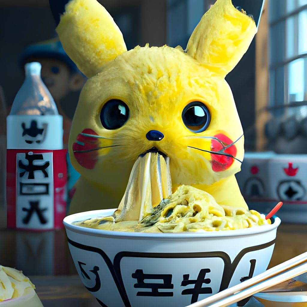 Pikachu enjoying his retirement  false