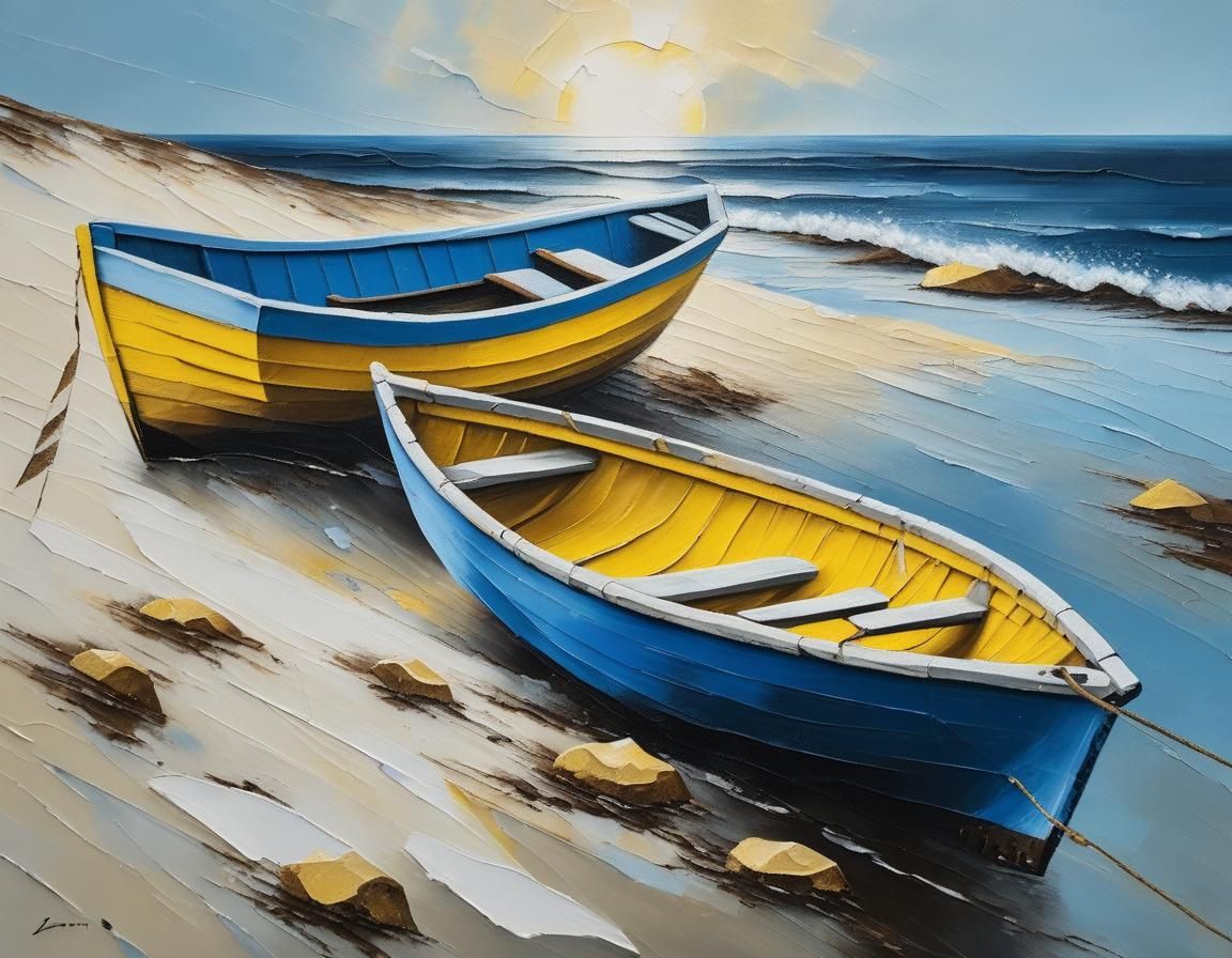 Boats on the shore
