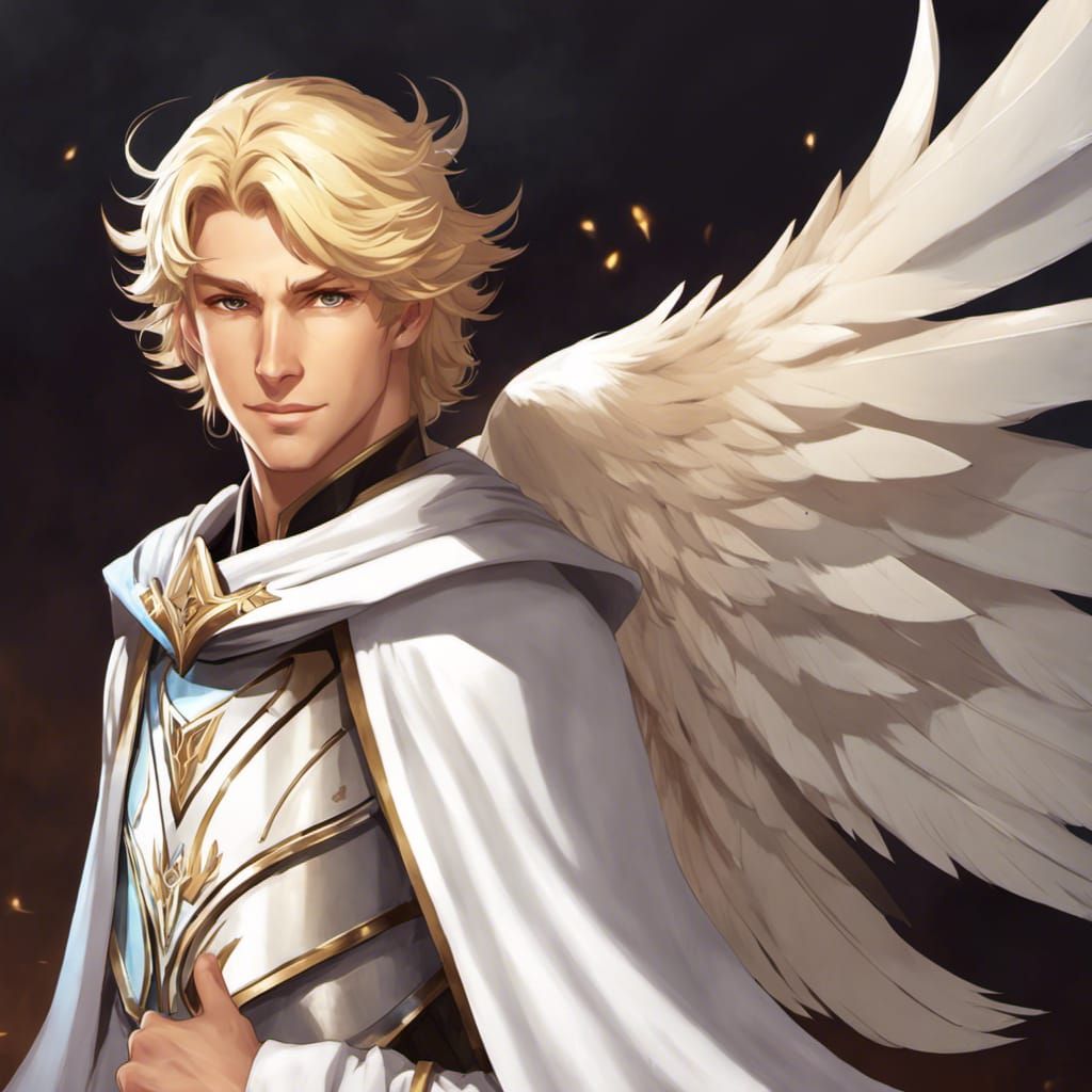 Male Aasimar - AI Generated Artwork - NightCafe Creator