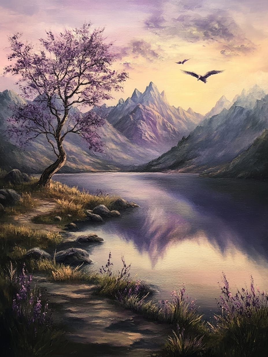 Riverscapes in amethyst 2