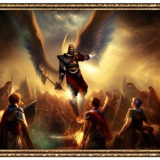 Templars Singing in the Heaven - AI Generated Artwork - NightCafe Creator