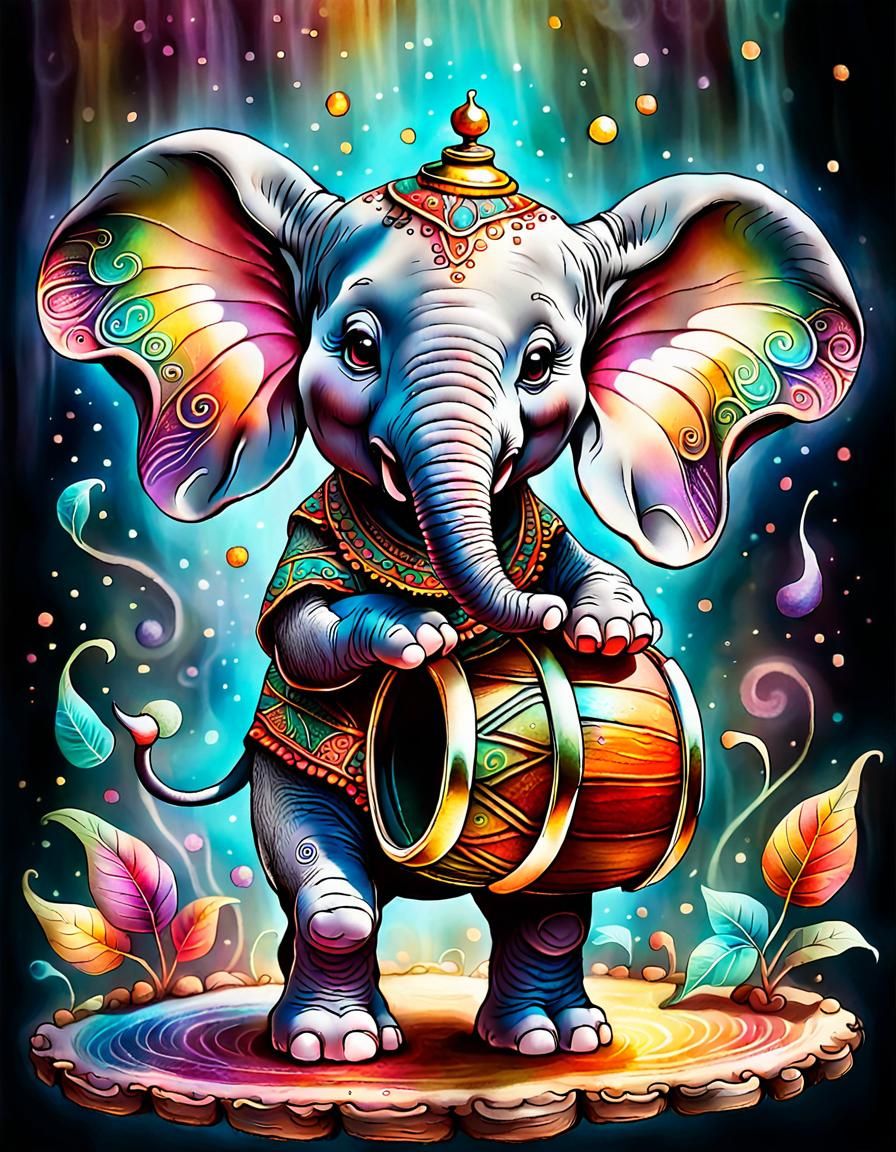 Dumbo in the circus