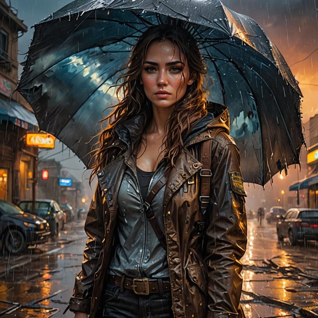 Surviving the radioactive rain   by @Kiara