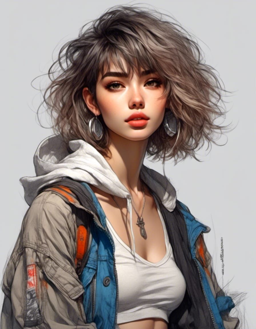Short Hair Portrait