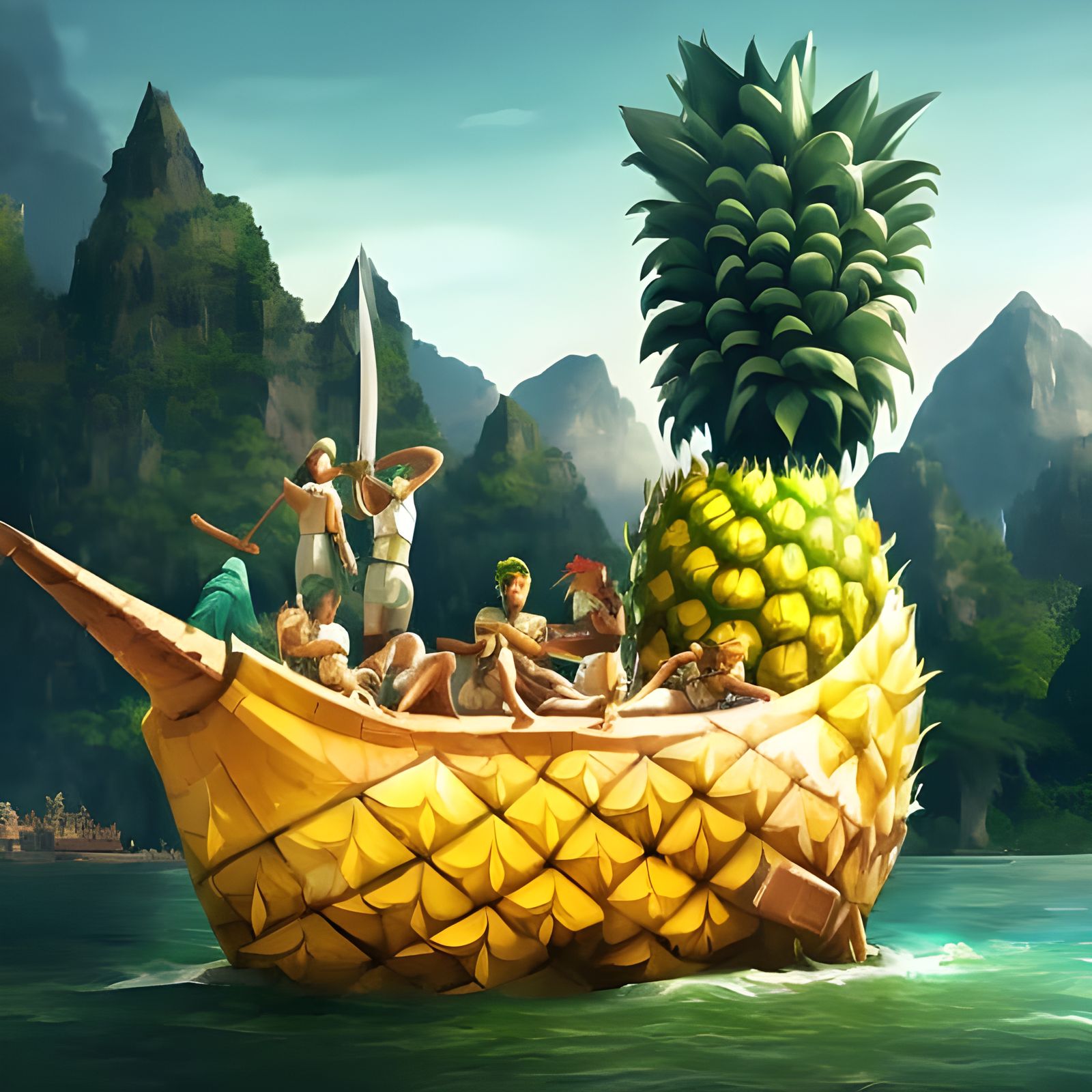 Pineapple Boat