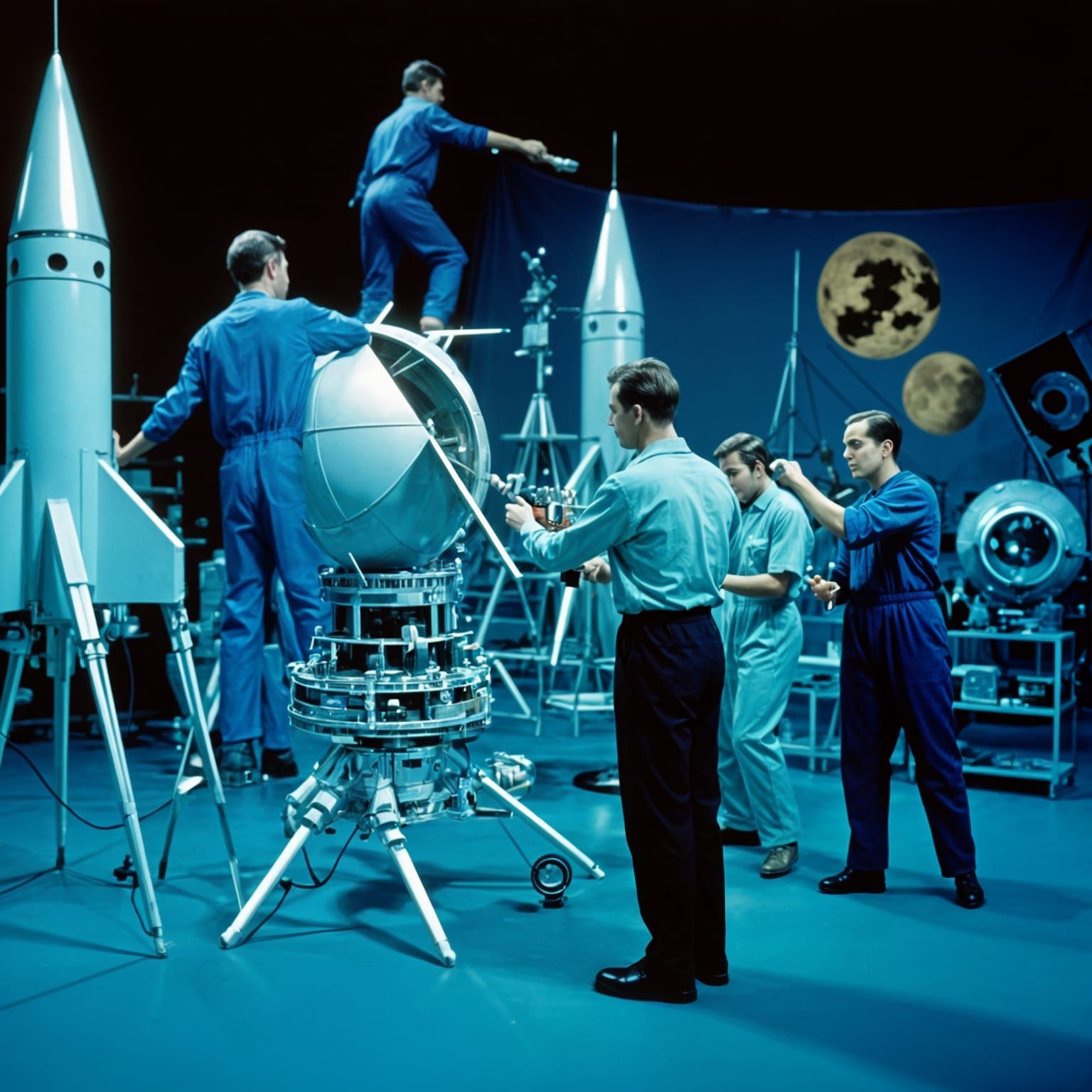 The 1960's were a LIE!  The moon landings were faked!