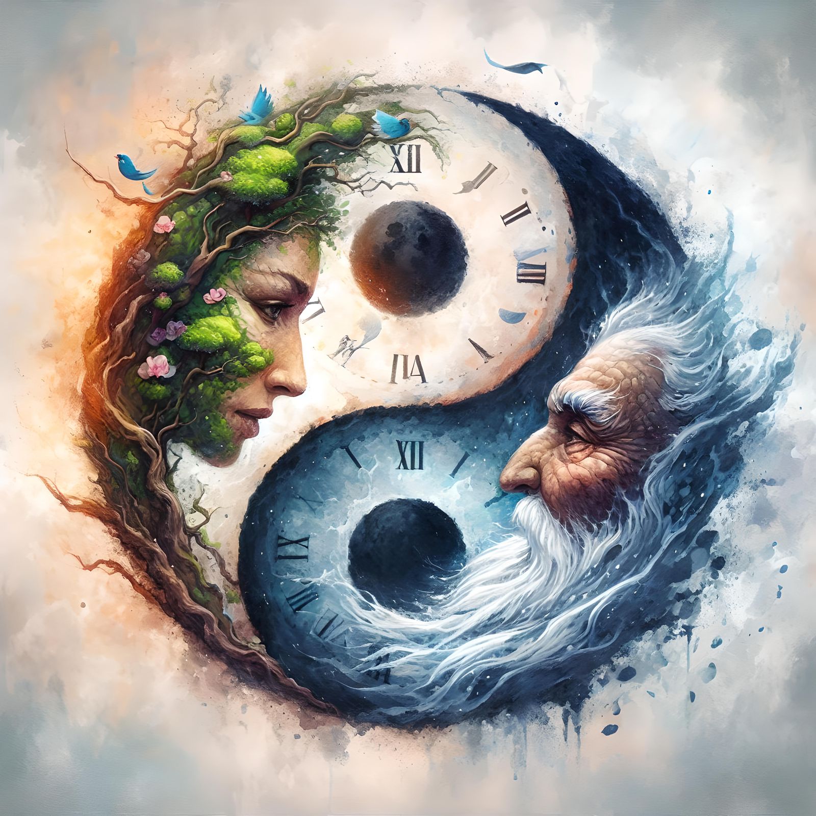Father Time & Mother Nature