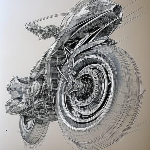 Motorbike blueprint
