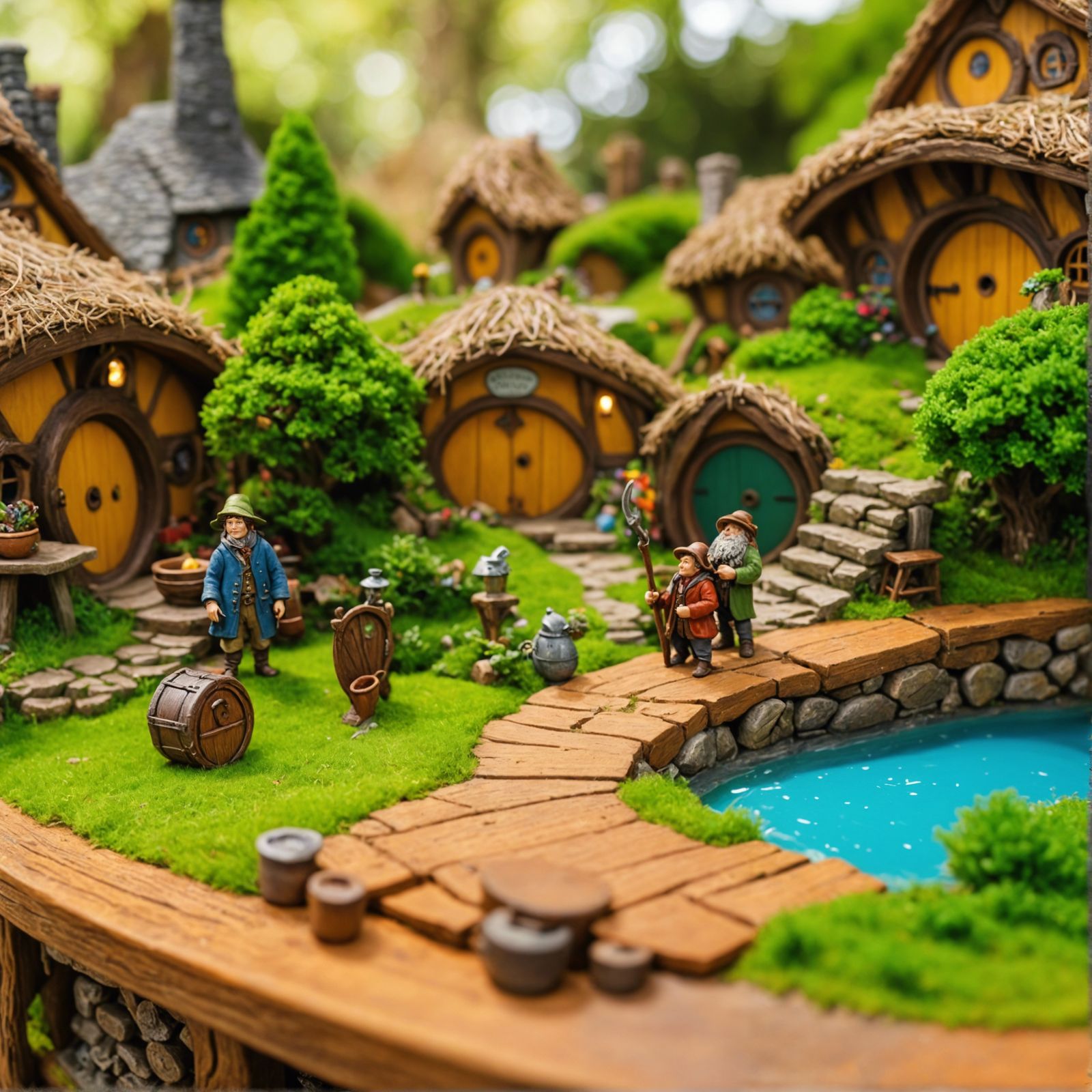 Hobbiton in minature