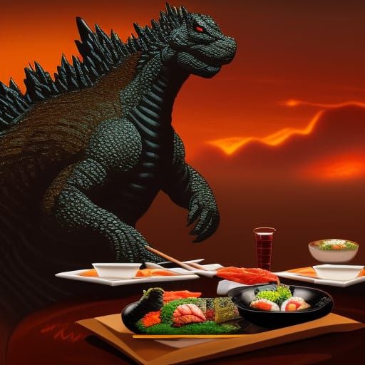 Godzillas Japanese Feast