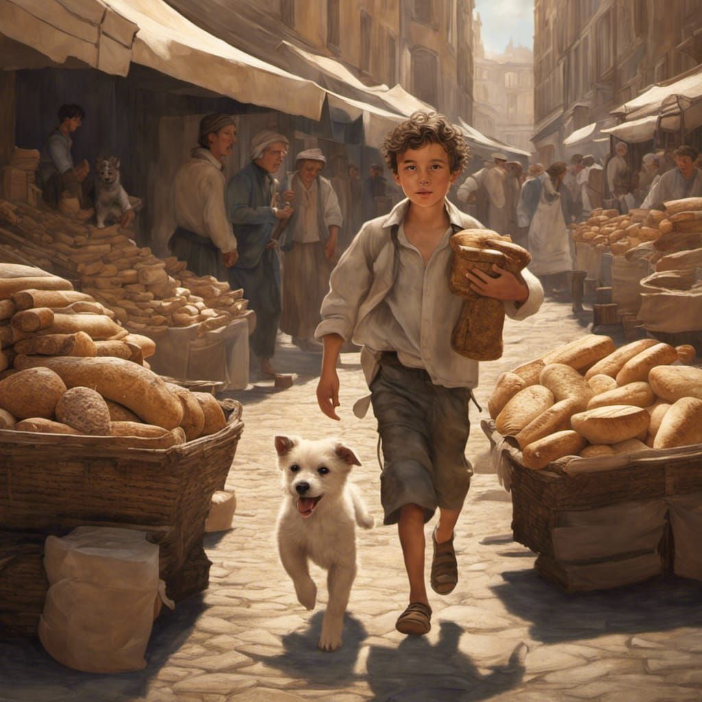Boy and dog