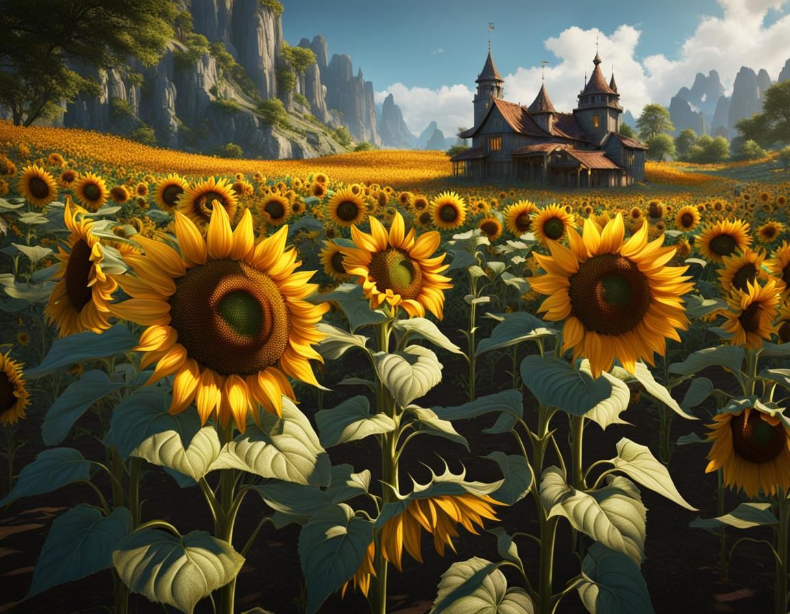 Sunflowers  by @RalphG
