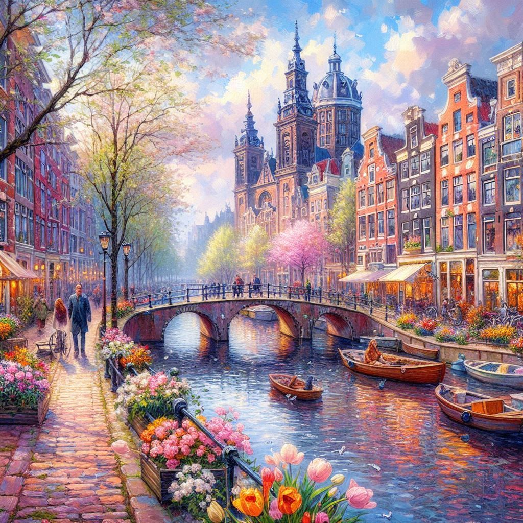 Amsterdam in spring