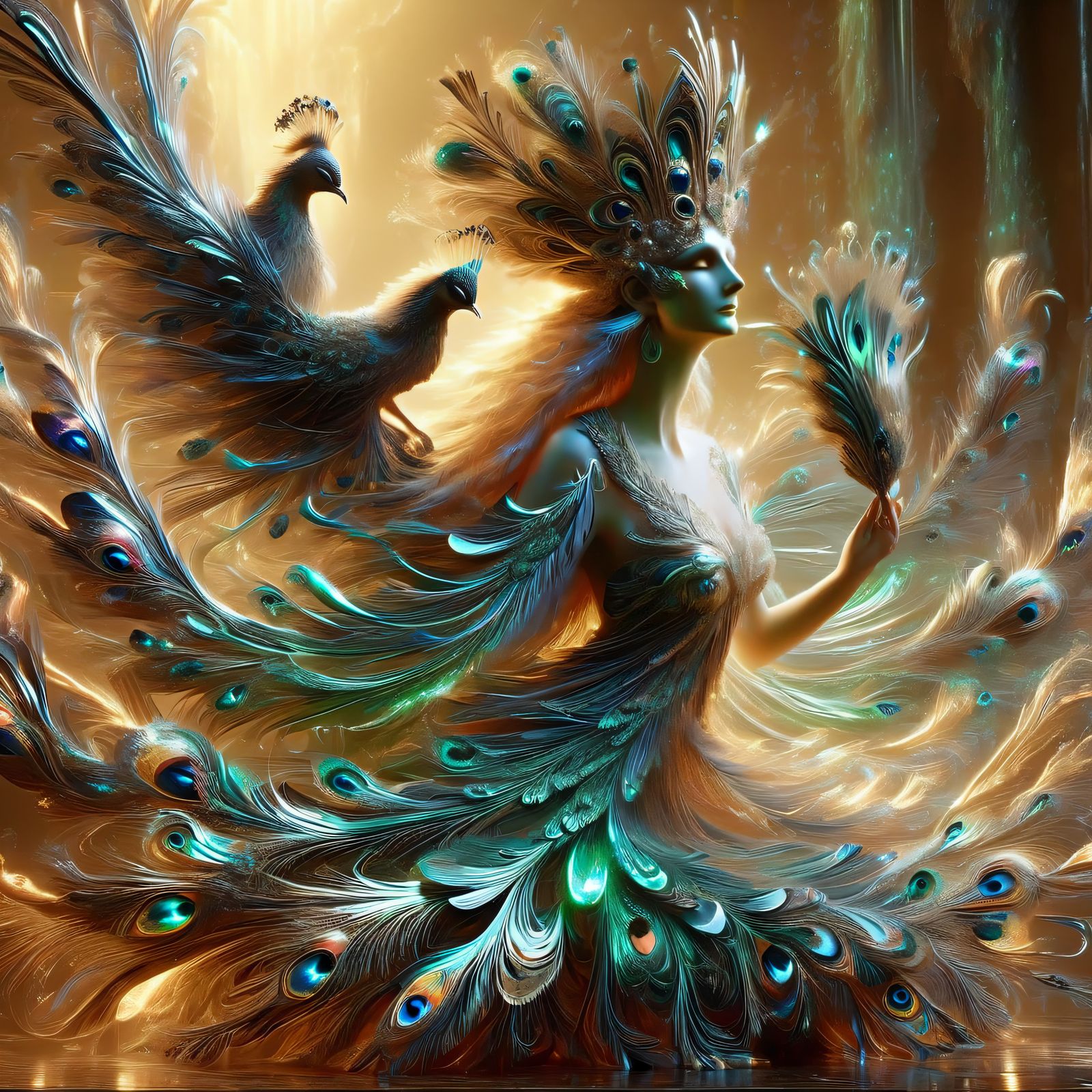 The Great Hera and Her Peacocks