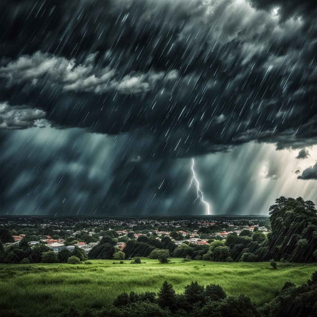 Stormy rainfall  by @Chris Stagg