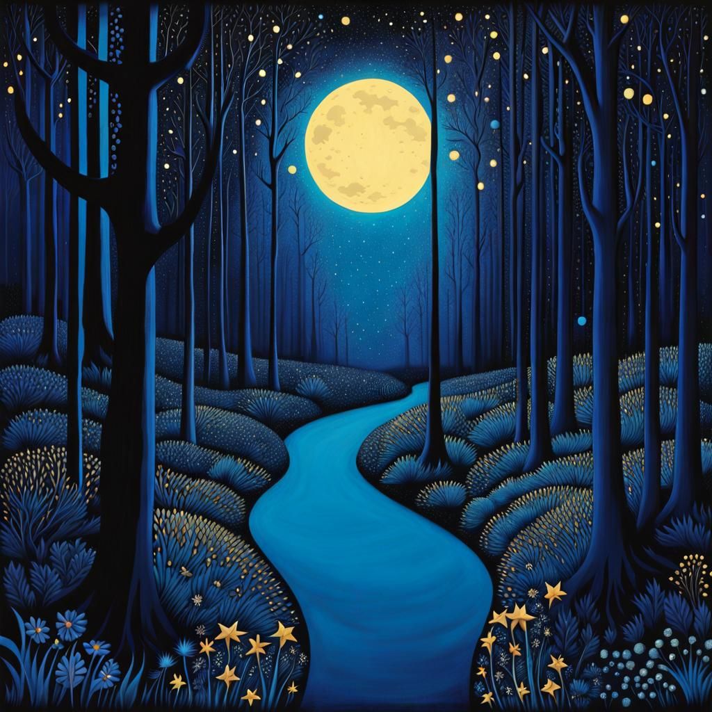 In the blue depths of my mind lie the future and the path, now I just