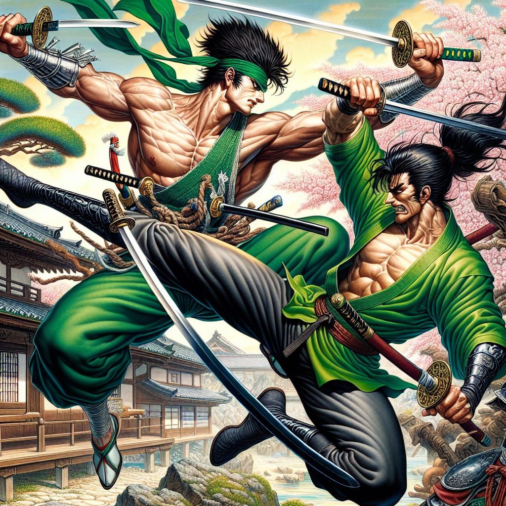 big anime fight