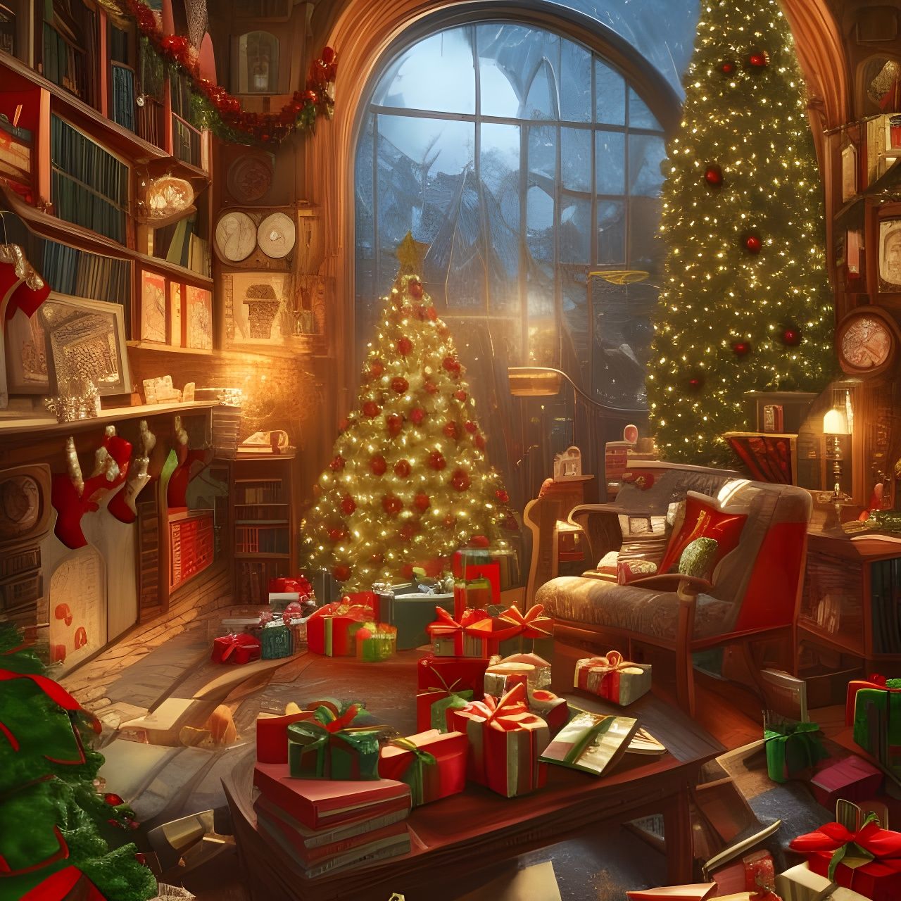 Christmas @ Hogwarts  by @Doctor Palkinton