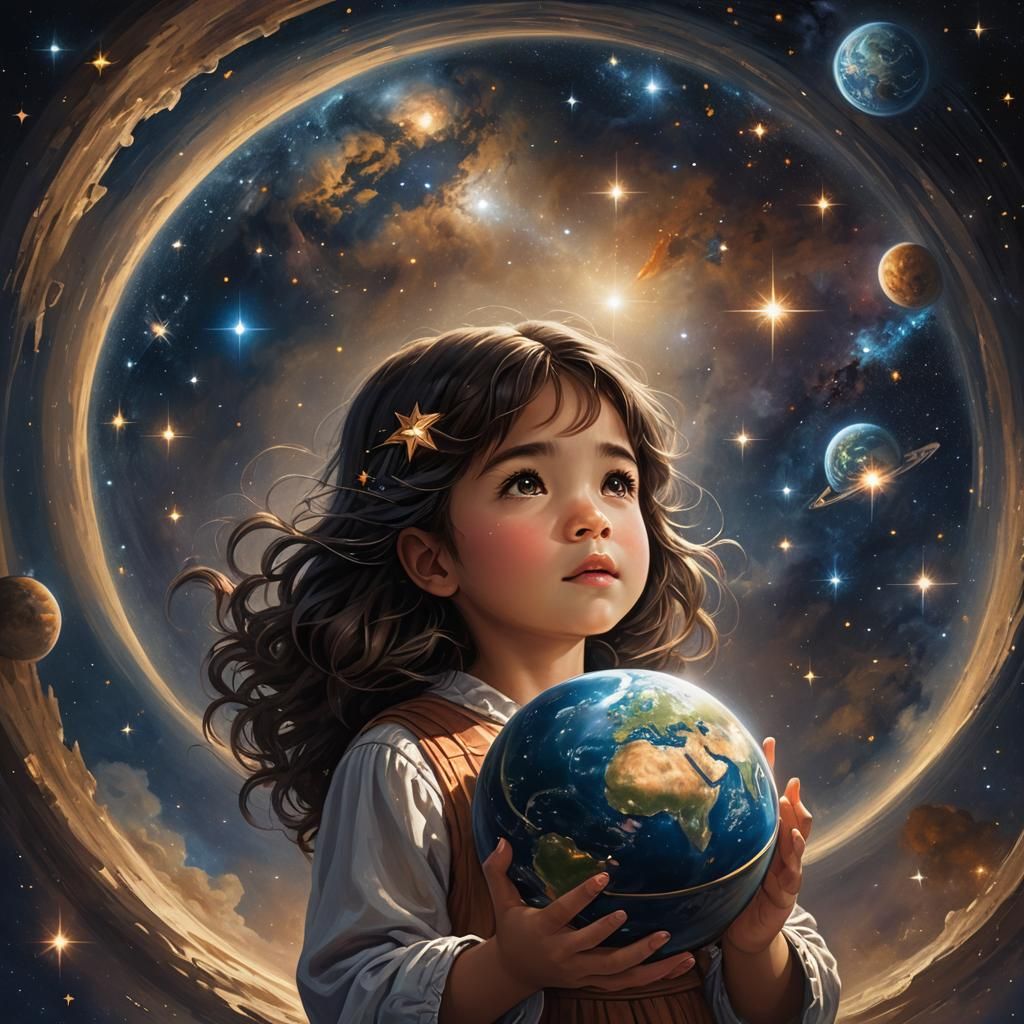 Embracing Mother Earth  by @AIFreya