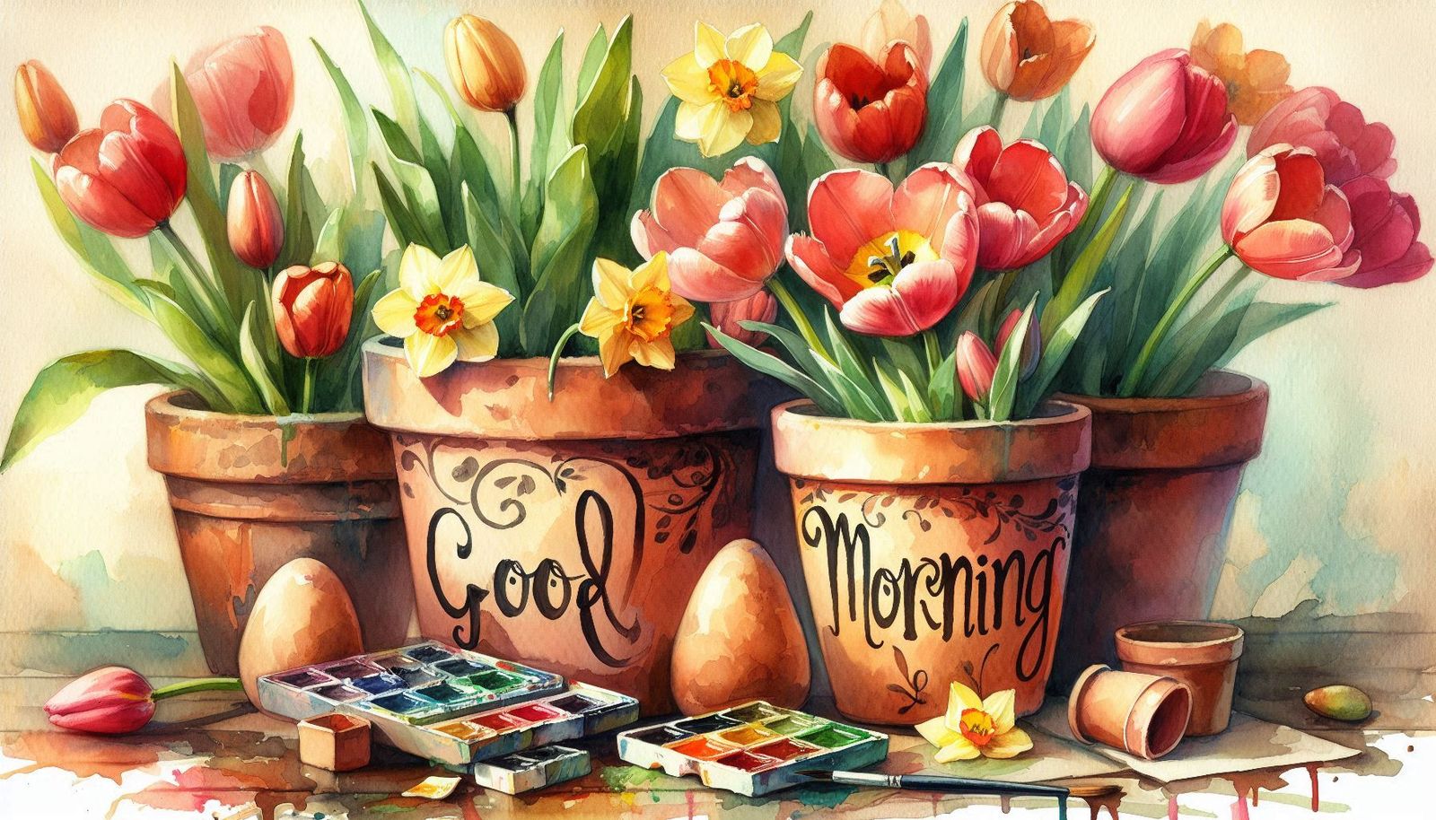 Good Morning Tulips
