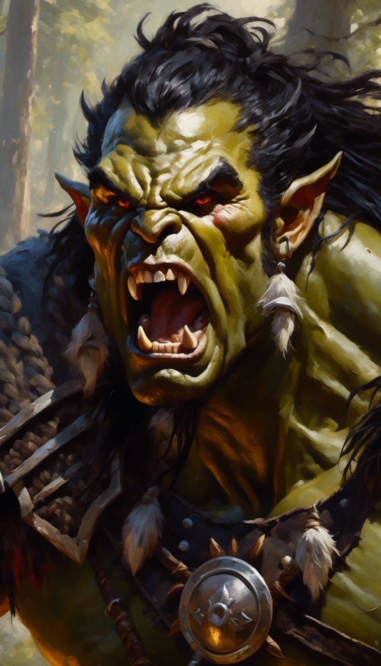 Angry Neighbourhood Orc - AI Generated Artwork - NightCafe Creator