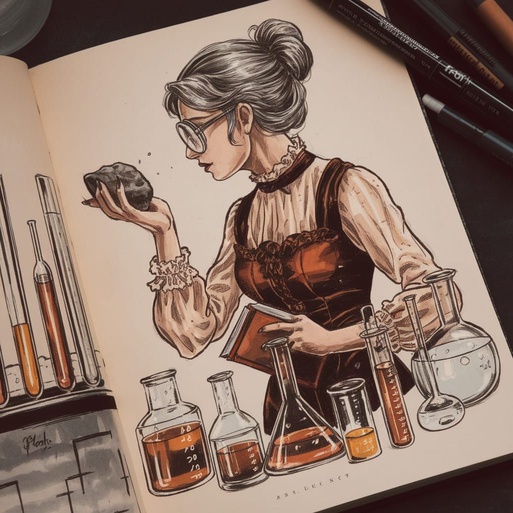 Marie Curie's workshop  by @Sporky