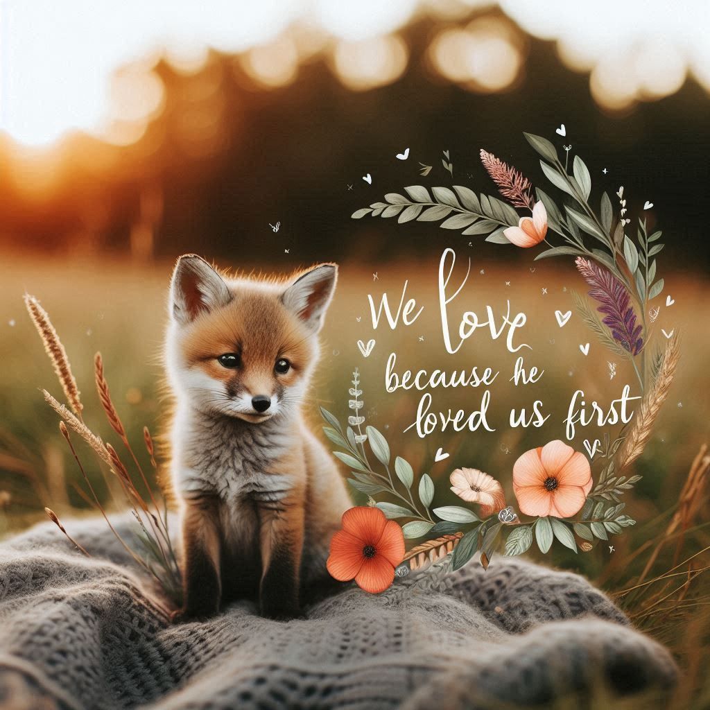 We love because He loved us first