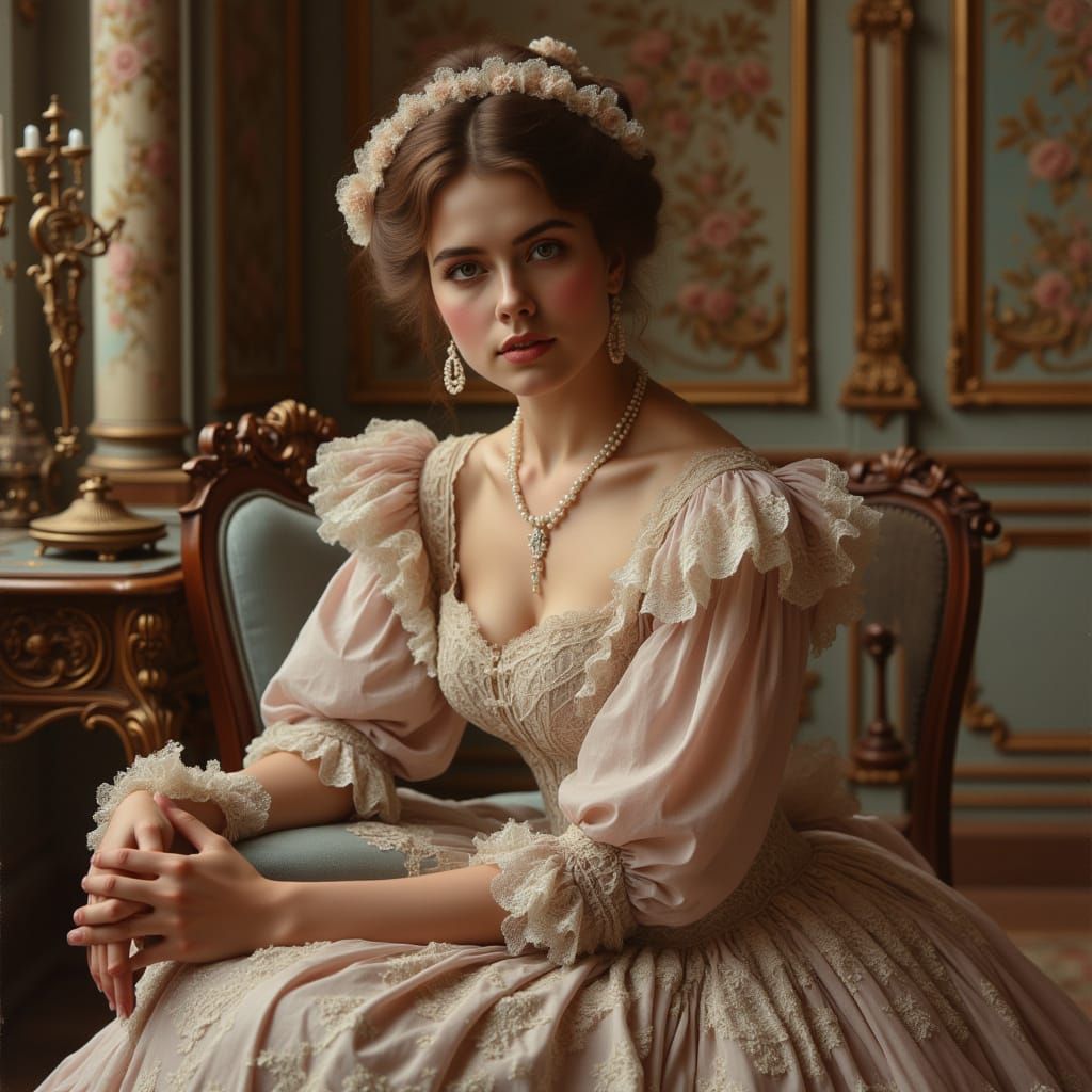 <lora:kak-VictorianMaiden:1.0>Gorgeous Victorian woman