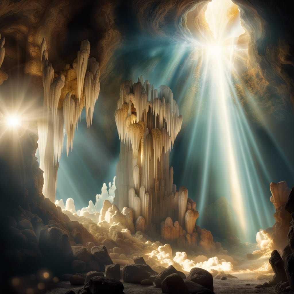 Aggtelek stalactite cave  by @Bagoly