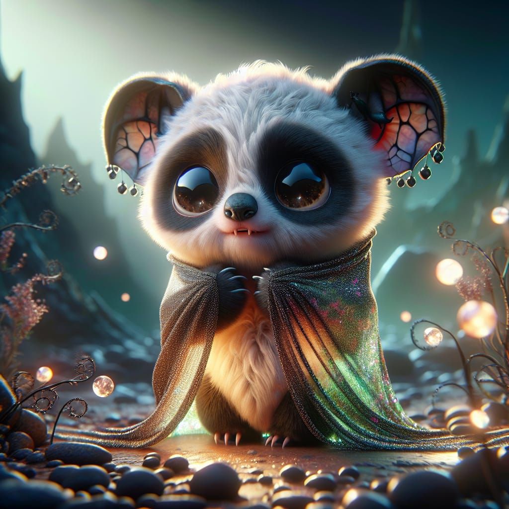 Panda Bat - AI Generated Artwork - NightCafe Creator