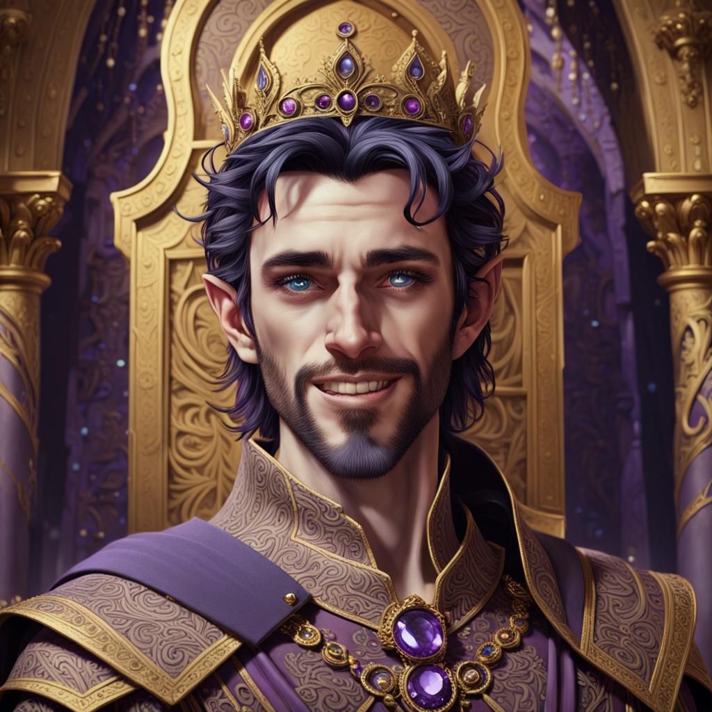 half-bust-of-a-half-elf-male-with-purple-eyes-black-beard-and-hair