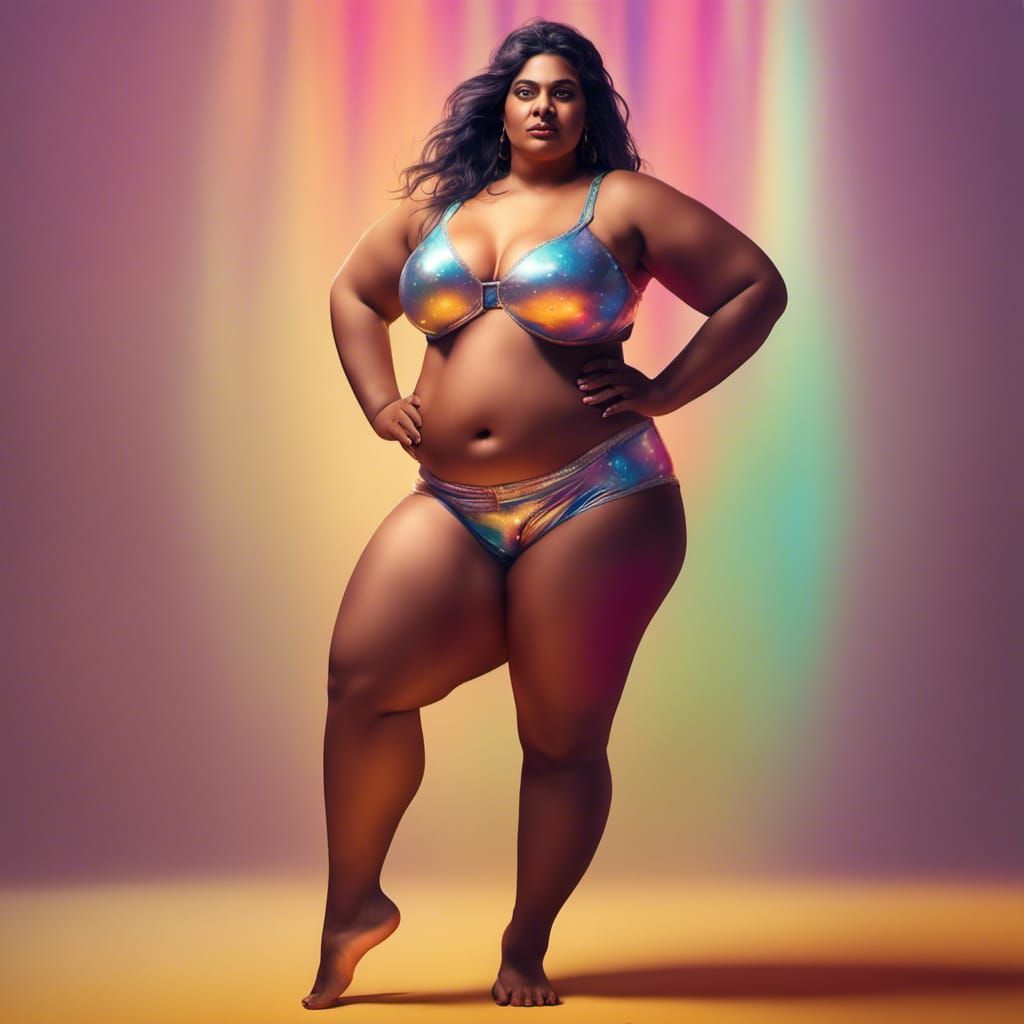 Indian fat beauty AI Generated Artwork NightCafe Creator