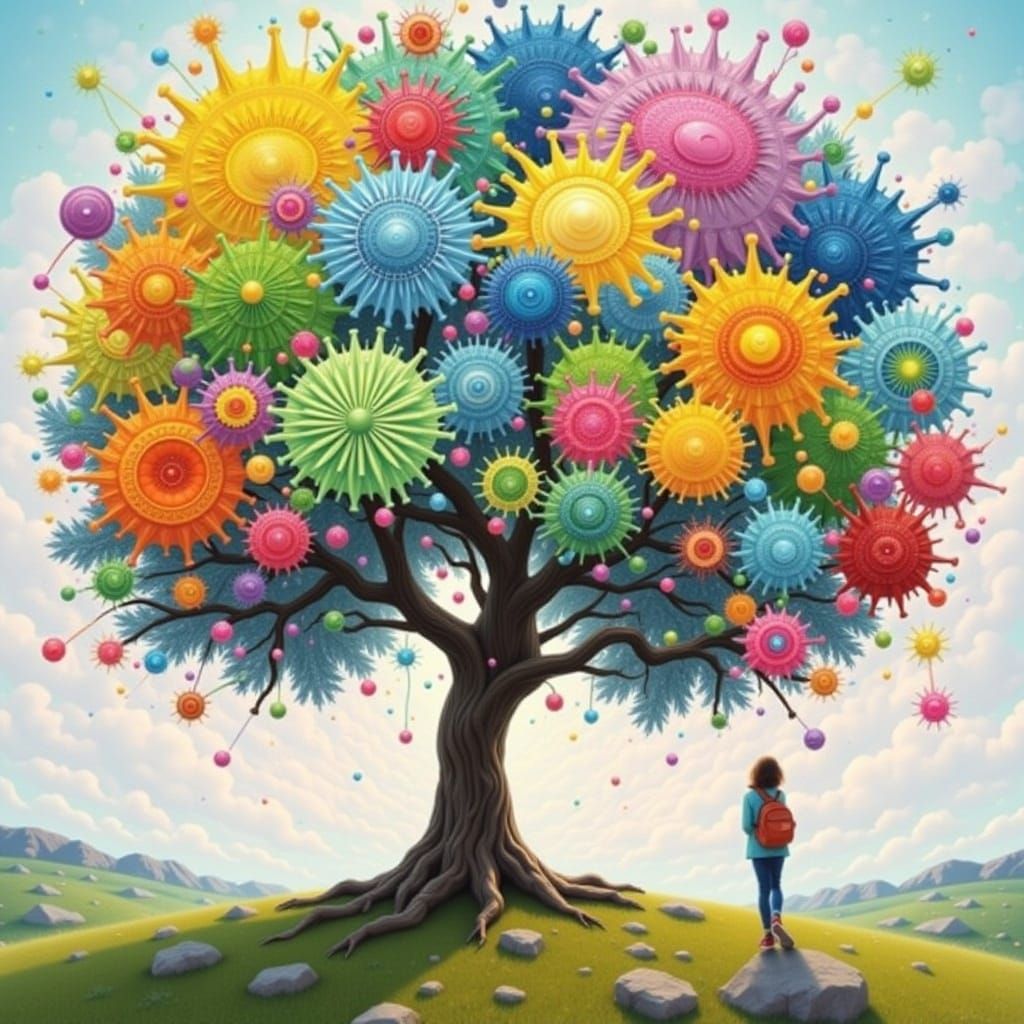 Little tree of colours