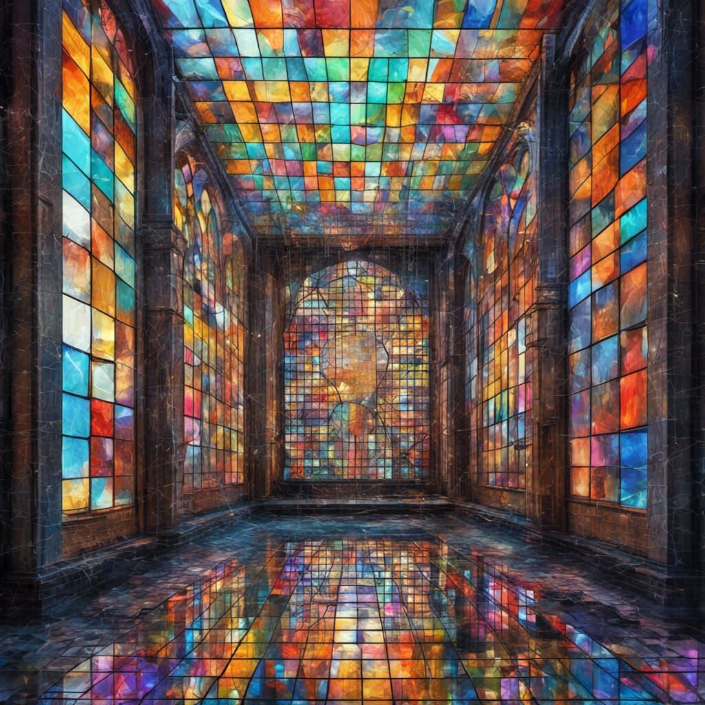 Stained-Glass Reflections