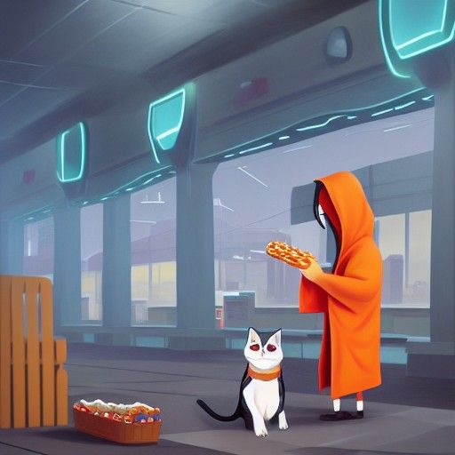 The reaper and the cat